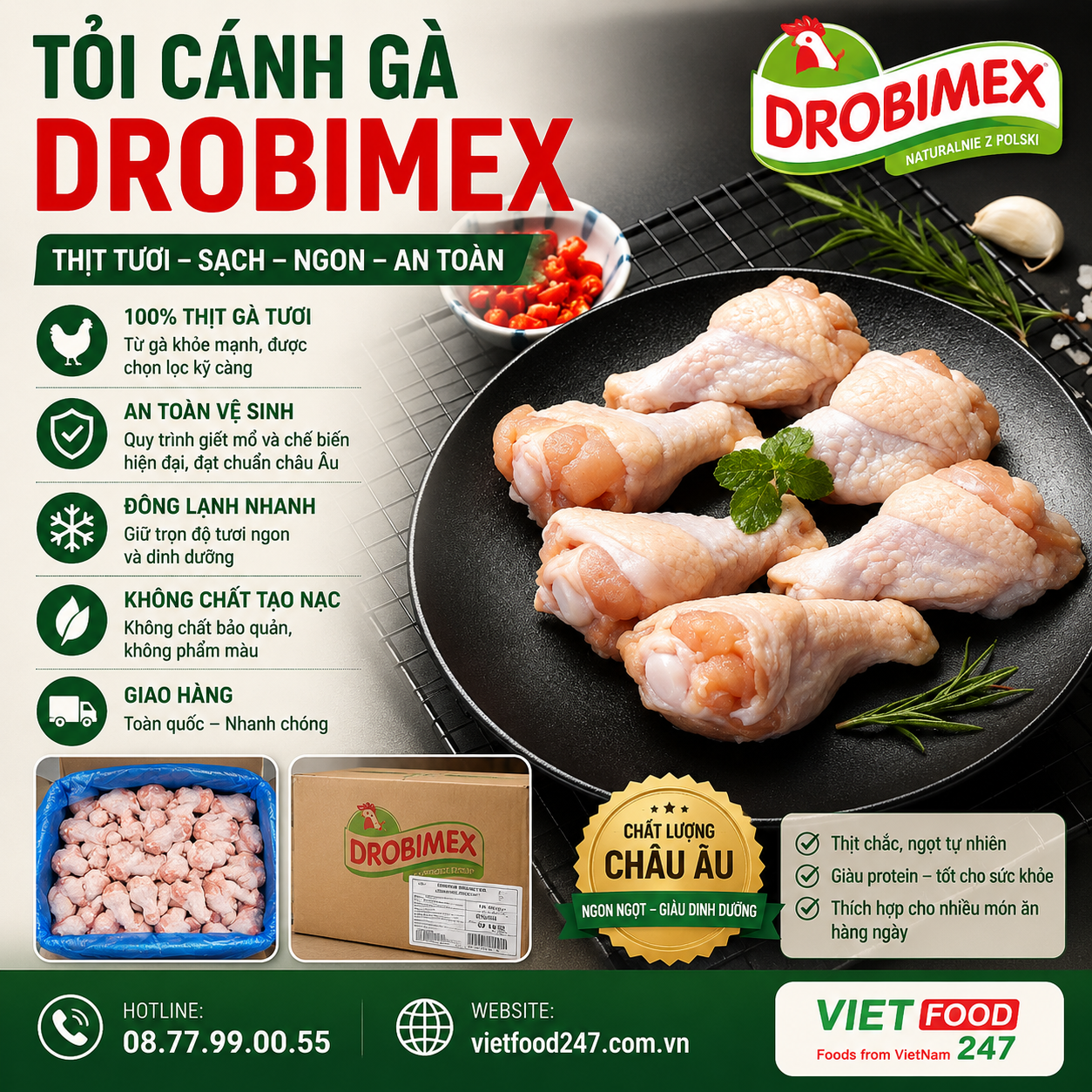 Tỏi Cánh Gà Drobimex