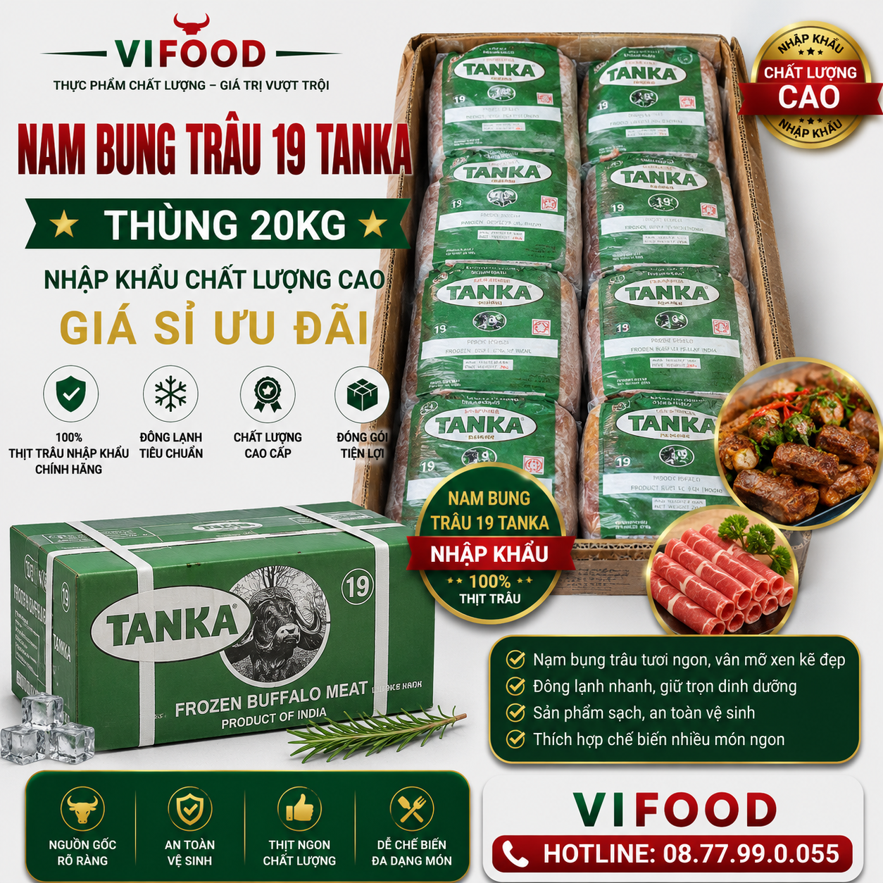 Nạm Bụng Trâu 19 Tanka