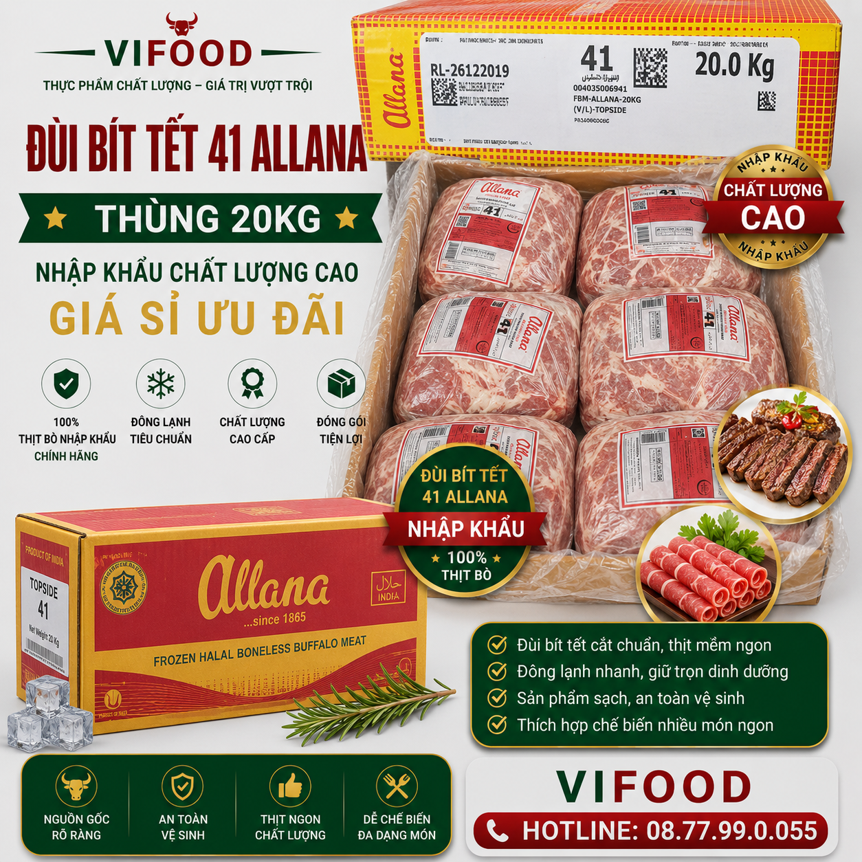 Đùi Bít Tết 41 Allana