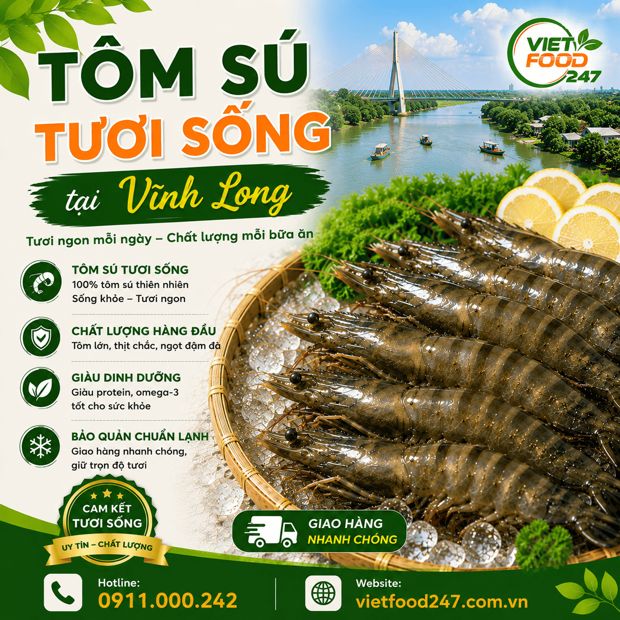 Giá Tôm Sú Tươi Sống tại Vĩnh Long Mới Nhất