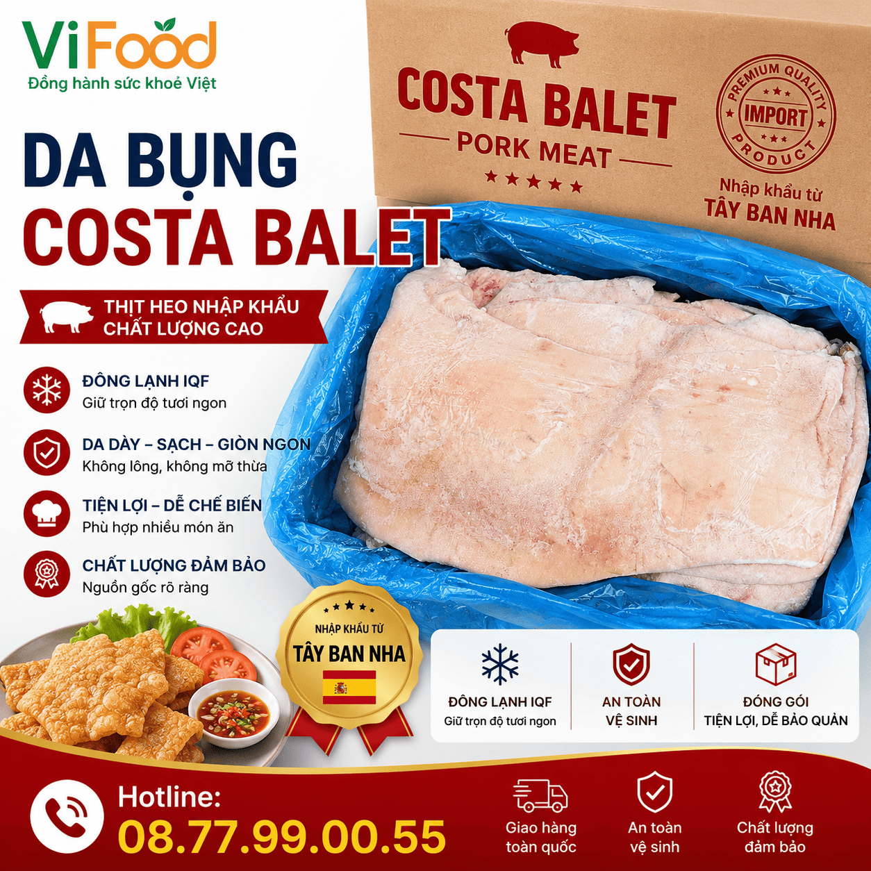 Da bụng costa