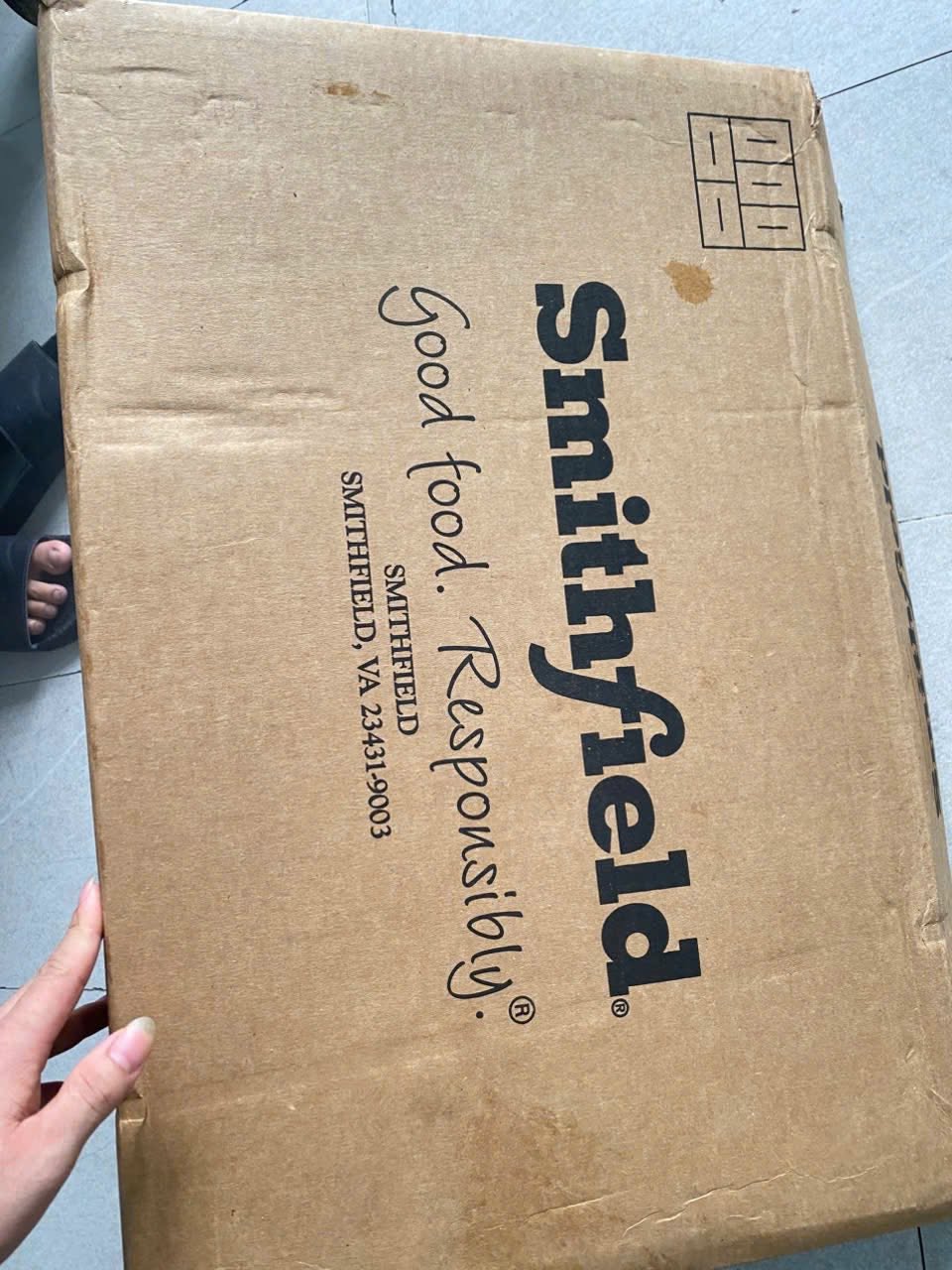 Khoanh Bắp Giò Heo Trước Smithfield Đông Lạnh Nhập Khẩu Mỹ
