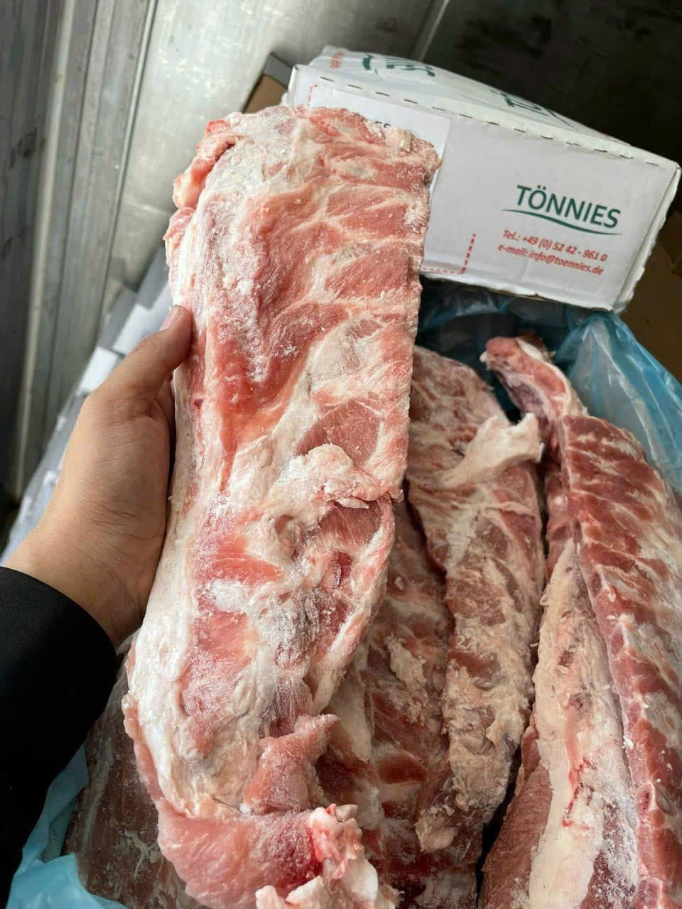 Sườn Sụn Heo Tonnies Thùng Trắng Giá Sỉ Toàn Quốc
