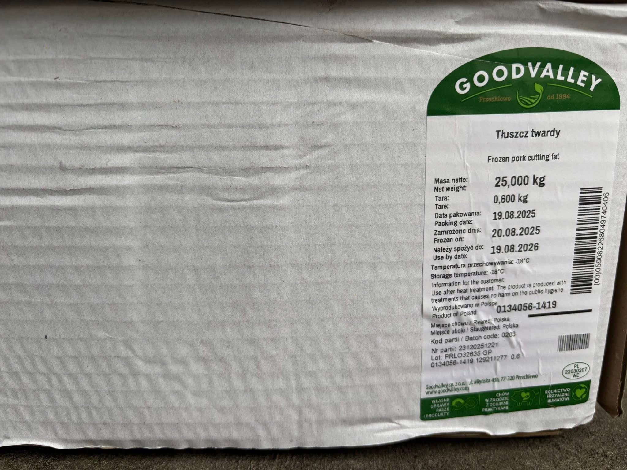 Mỡ Cắt Good Valley Nhập Khẩu Ba Lan Chính Hãng Giá Sỉ
