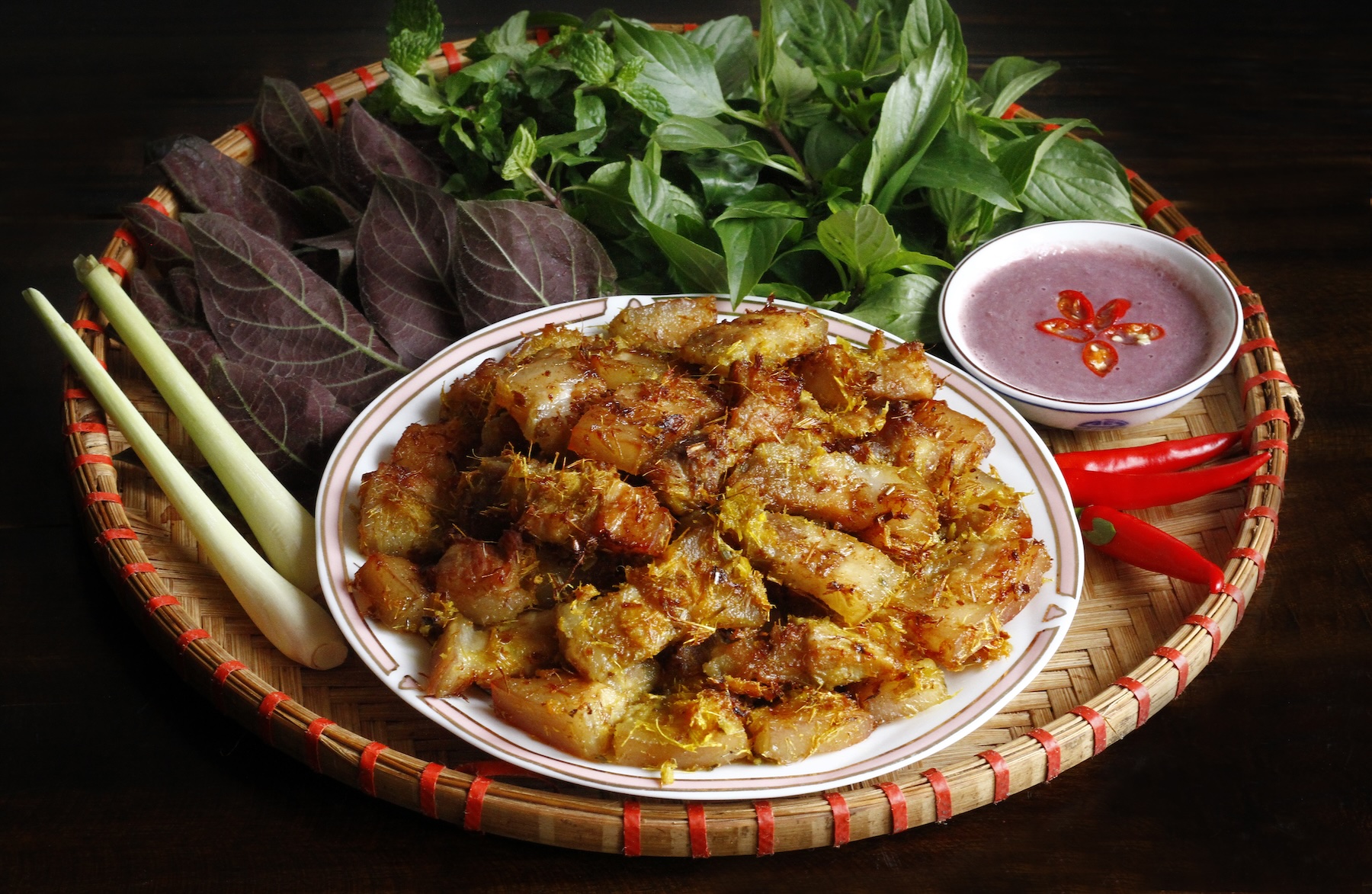 Ba rọi nướng hẹ thơm ngon
