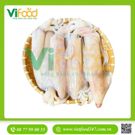 Mực ống đông lạnh 500-700 gr/con