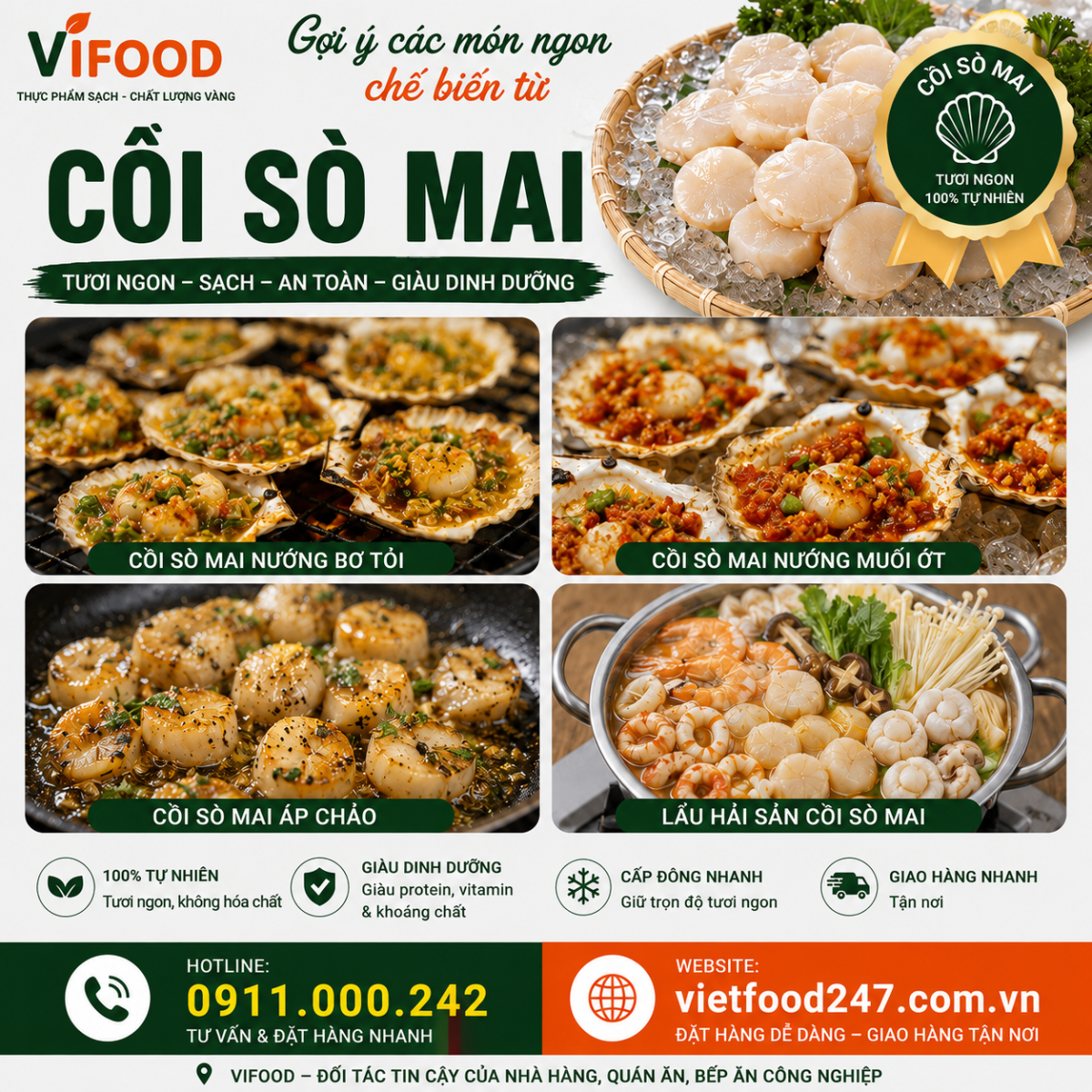 Các món ngon từ Cồi Sò Mai